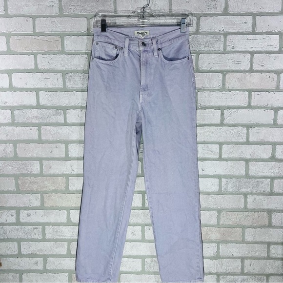 Madewell The Perfect Vintage Straight Jean in Distant Lavender Size 25 - Picture 4 of 12